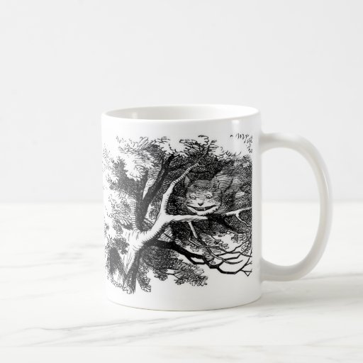 The cheshire cat coffee mug