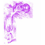 "The Cheshire Cat" from "Alice in Wonderland" t-shirts