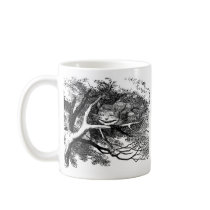 The cheshire cat coffee mug