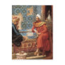 The Chess Game in detail postcard