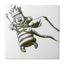 The Chess King Tenniel Ceramic Tiles