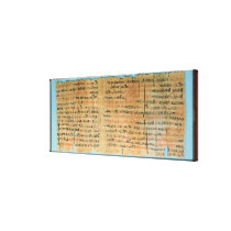 The Chester Beatty Medical Papyrus canvas prints