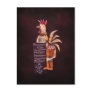 the chicken sign post card