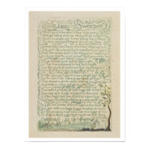 The Chimney Sweeper, plate 9 recto from 'Songs of posters