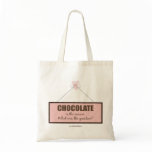 The Chocolate Answer Canvas Bags