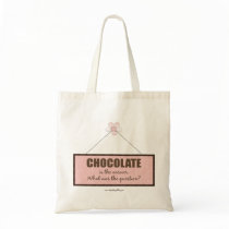 The Chocolate Answer Canvas Bags