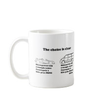 the choice is clear coffee mug