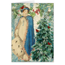 The Christmas Birds Garden Card