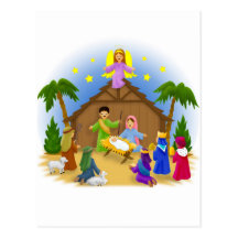 The Christmas story Postcard