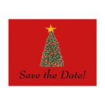 The Christmas Tree, Save the Date! Post Card