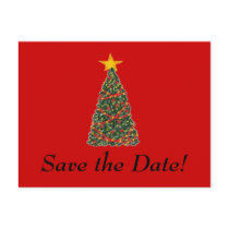 The Christmas Tree, Save the Date! Post Card