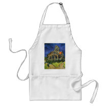 The Church at Auvers by Vincent van Gogh Aprons