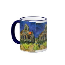 The Church at Auvers, Vincent van Gogh Coffee Mug