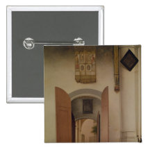 The Church of St. Laurens, Alkmaar, 1661 Button