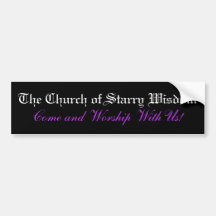 The Church of Starry Wisdom Bumper Sticker