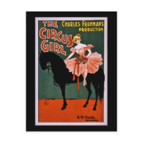 The Circus Girl 1897 Postcard