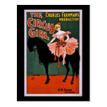 The Circus Girl 1897 Postcard