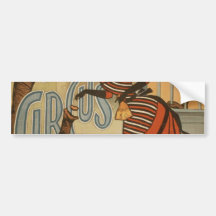 The Circus Girl, 'A.H.Canby' Vintage Theatre Bumper Sticker