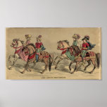 The Circus Procession Riders on Horseback Posters