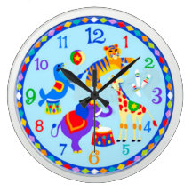 The circus round clock