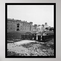 The Citadel in Charleston, SC 1865 Posters