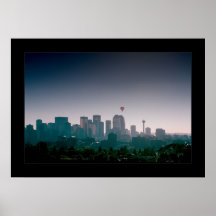 The City of Calgary w/ Balloons Poster
