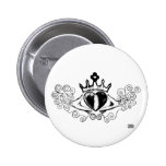 The Claddagh (Black) buttons