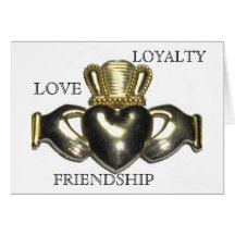 The Claddagh (blank inside) Card