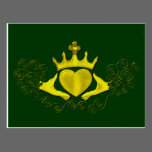 The Claddagh (Gold) postcards