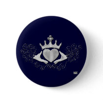 The Claddagh (Silver) Button