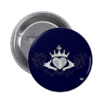 The Claddagh (Silver) buttons