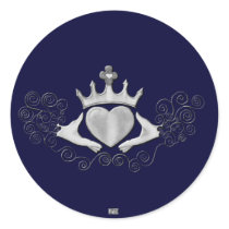 The Claddagh (Silver) Sticker