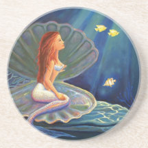 The Clamshell Mermaid - Coaster