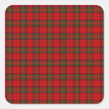 The Clan Steward Tartan Stickers