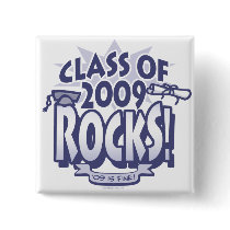 The Class of 2009 Rocks Grad Gear Pins