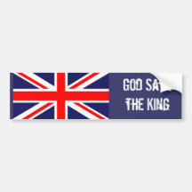 The Classic Union Jack Bumper Stickers