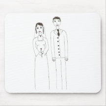 The Classic wedding Mousepads