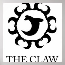 The Claw - White Album Poster