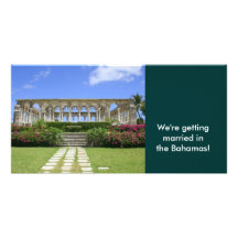 The Cloisters, Paradise Island, Bahamas Personalized Photo Card
