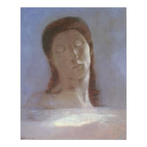 The Closed Eyes, 1890 posters