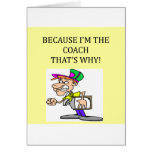 the coach is in charge cards