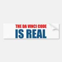 THE CODE IS REAL BUMPER STICKER