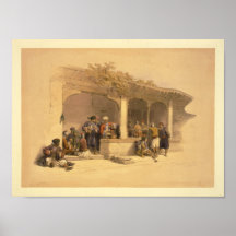 The coffee shop, Cairo Print