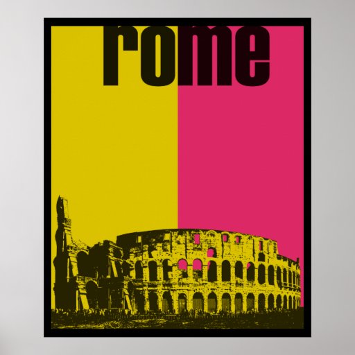 The Coliseum in Rome Poster