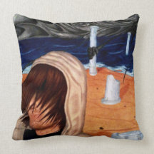 The Collapse Throw Pillows