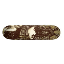 The collectress custom skate board