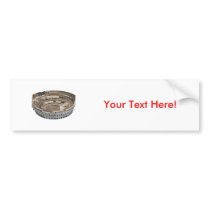 The Colosseum of Rome: 3D Model: Bumper Sticker