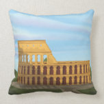 The Colosseum Of Rome Throw Pillows