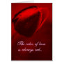 The colour of love Card
