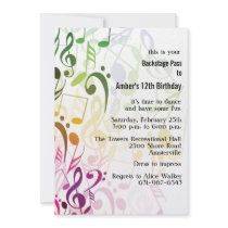 The Colour of Music Invitation